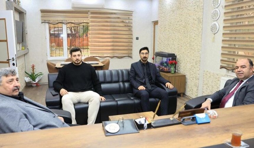 Karaköprü Belediye Başkanı Çiftçi’den Gazeteci Kamil Güler’e Ziyaret