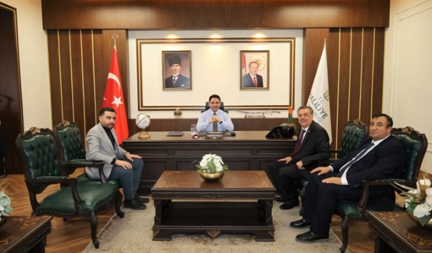 Davulcular Derneği’nden Haliliye Kaymakamı Şahin’e  Ziyaret!