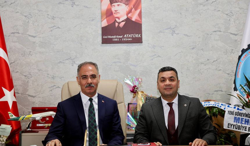 Eyyübiye Belediye Başkanı Mehmet Kuş’tan Halil Polat’a Ziyaret