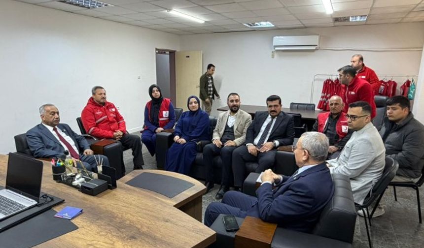 AK Parti Heyetinden Kızılay Haliliye Şubesi’ne Ziyaret