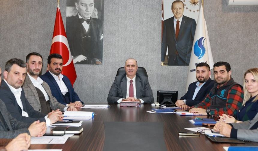 ŞUSKİ’de haftalık değerlendirme toplantısı yapıldı