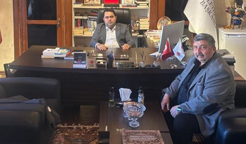 Şanlıurfa Gazeteciler Derneği Başkanı Güler’den İletişim Başkanlığı’na Ziyaret