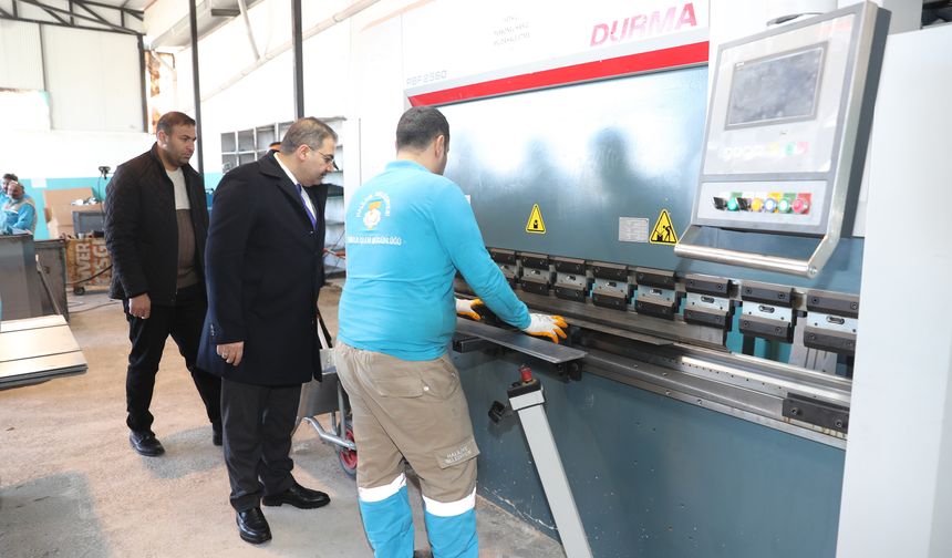 Haliliye Belediyesi Konteyner Üretiminde Tam Kapasite