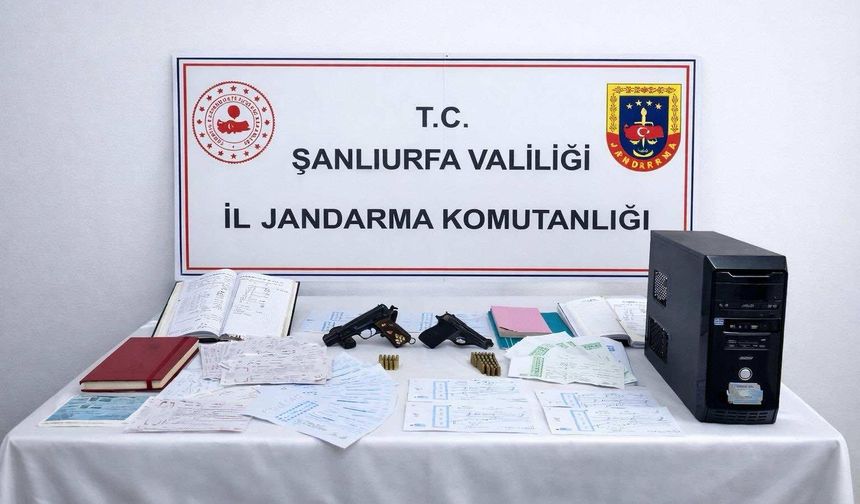 Şanlıurfa Birecik’te Tefecilik Operasyonu: Silah Ve Senetler Ele Geçirildi!