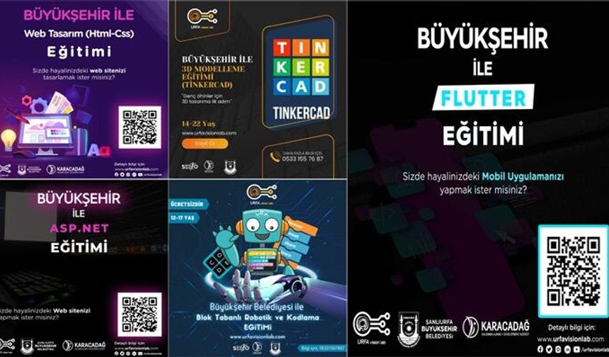 Şanlıurfa Büyükşehir Belediyesi, gençleri yazılım ve teknolojiyle buluşturuyor