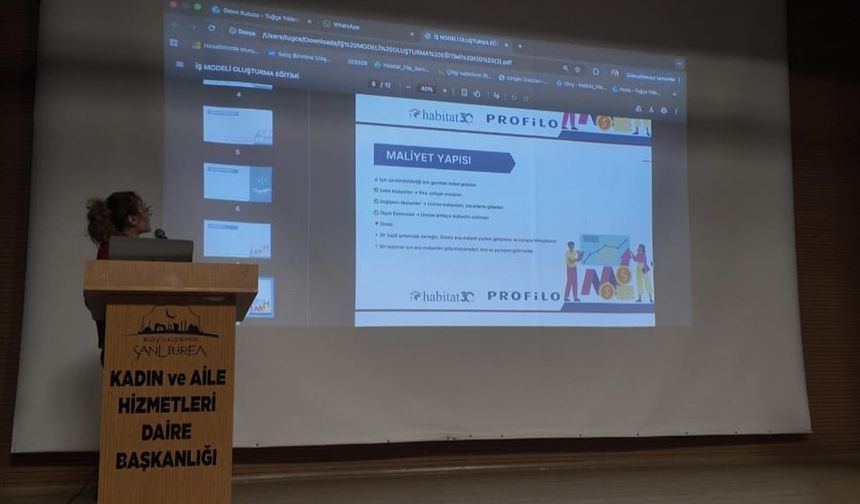 Şanlıurfa’da Kadınlara Çifte Destek Programı!