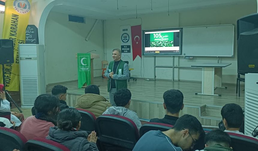 Siverek’te Öğrencilere Bağımlılık Eğitimi Verildi