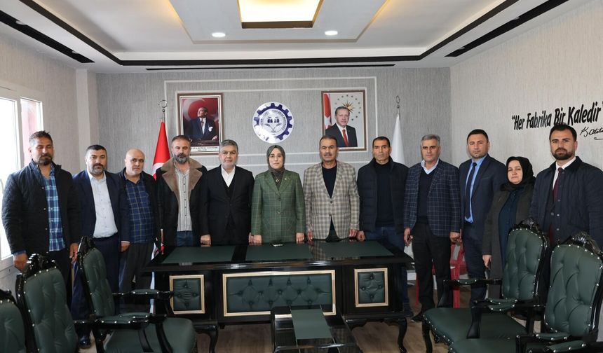 AK Parti Heyeti Viranşehir OSB’yi Ziyaret Etti