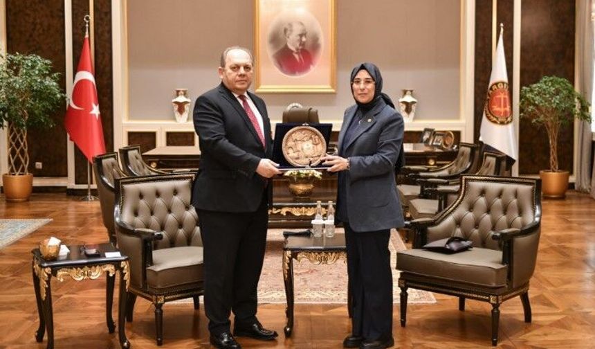 Cevahir Asuman Yazmacı’dan Yargıtay Başkanı Ömer Kerkez’e Ziyaret