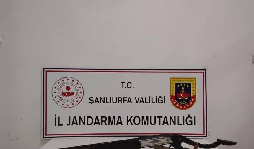 Şanlıurfa’da Jandarmadan Silah Operasyonu