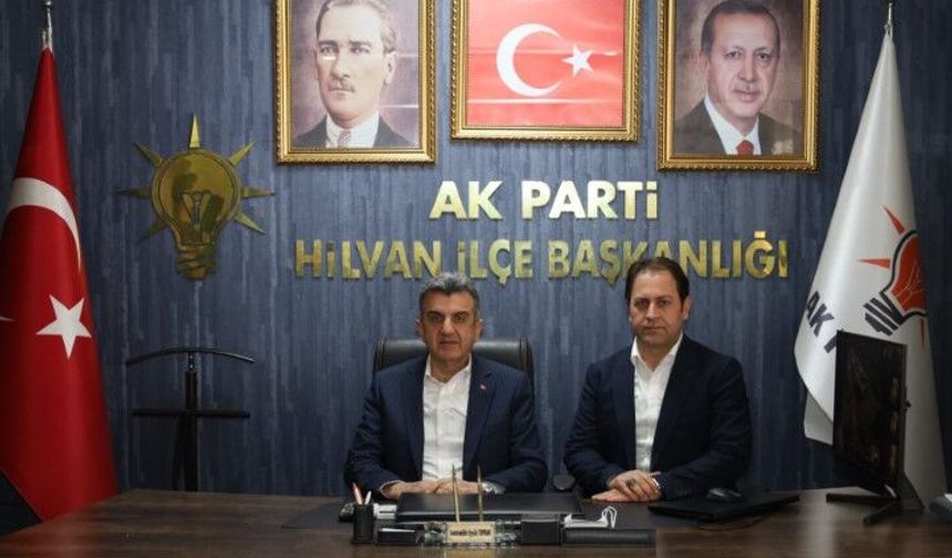 AK Parti İl Başkanı Günbegi Hilvan İlçesini Ziyaret Etti