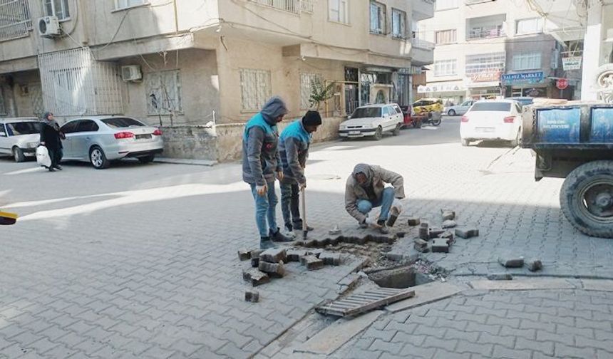 Birecik’te Fen İşleri Ekiplerinden Yoğun Mesai
