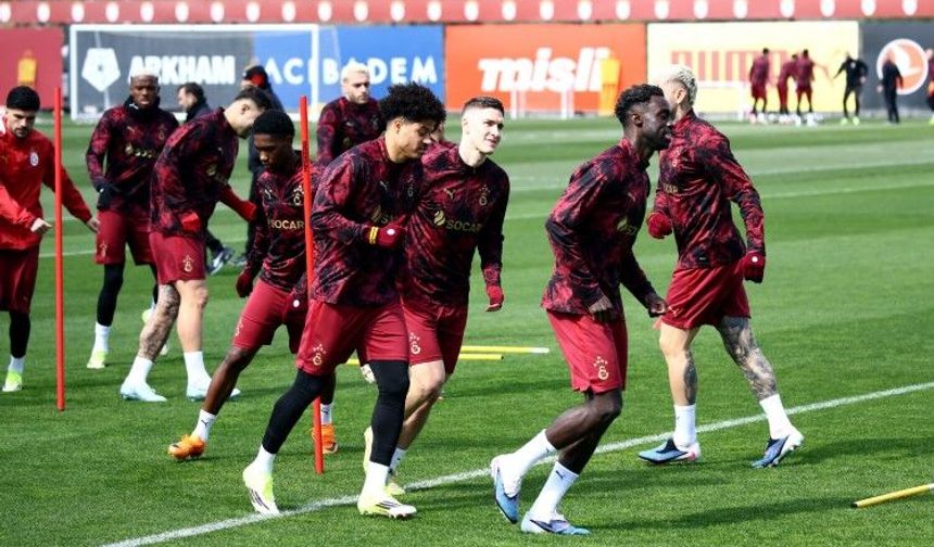 Dev Maç Öncesi Galatasaray’da Son Antrenman!