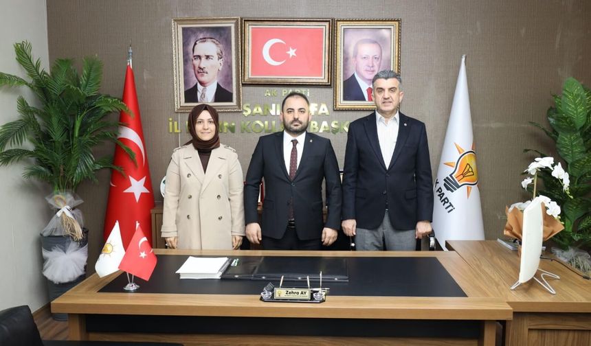 Harun Çelik ve İl Başkanı Günbegi Zehra Ay’ı Ziyaret Etti