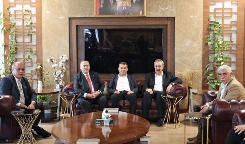 Şanlıurfa Ticaret Borsası Başkanı Kaya, Milletvekili Akyürek’i Ağırladı