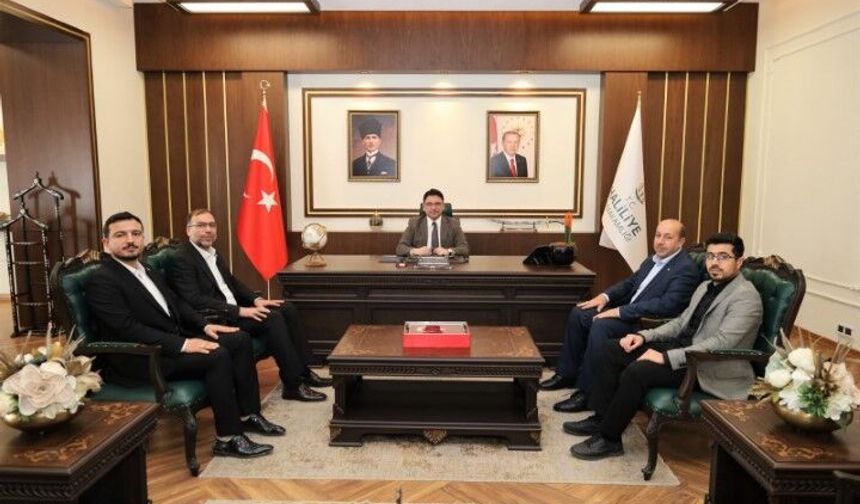 HÜDA PAR Yönetimi Şanlıurfa Haliliye Kaymakamı Şahin’i Ziyaret Etti!