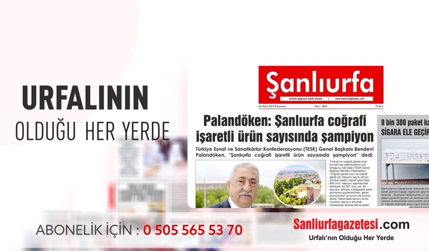 Şanlıurfa Basınında 19 Yıllık İstikrar: Şanlıurfa Gazetesi
