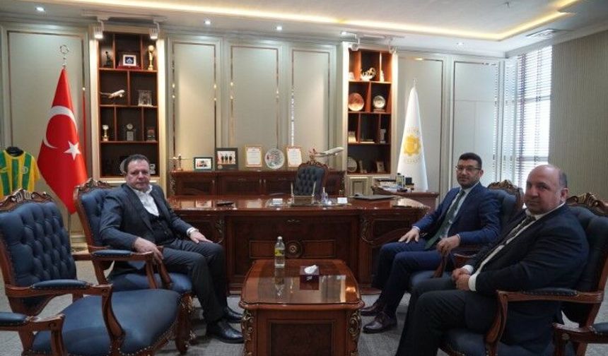 Kamu Hastaneleri Hizmetleri Başkanı Güzelçiçek’ten ŞUTSO’ya Ziyaret!