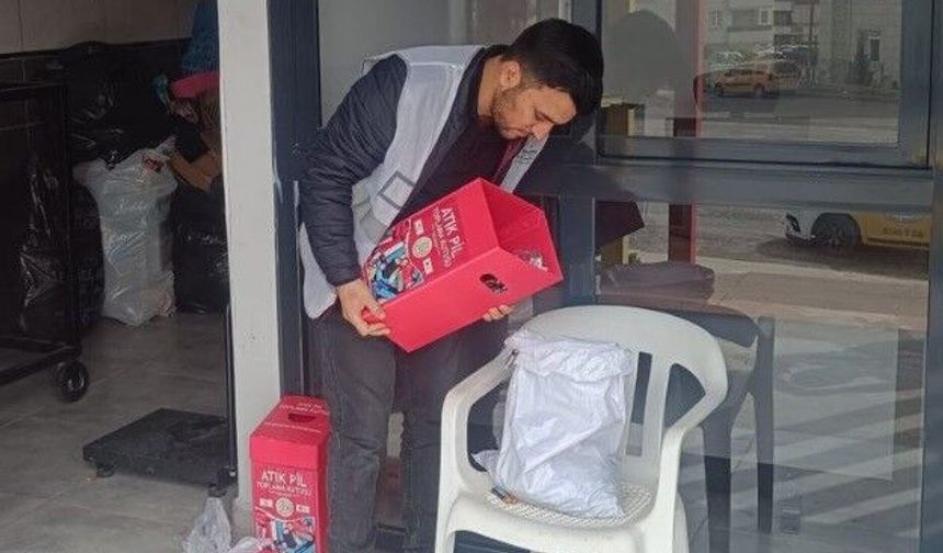 Şanlıurfa Karaköprü'de Atık Piller Geri Dönüşüme Kazandırılıyor!
