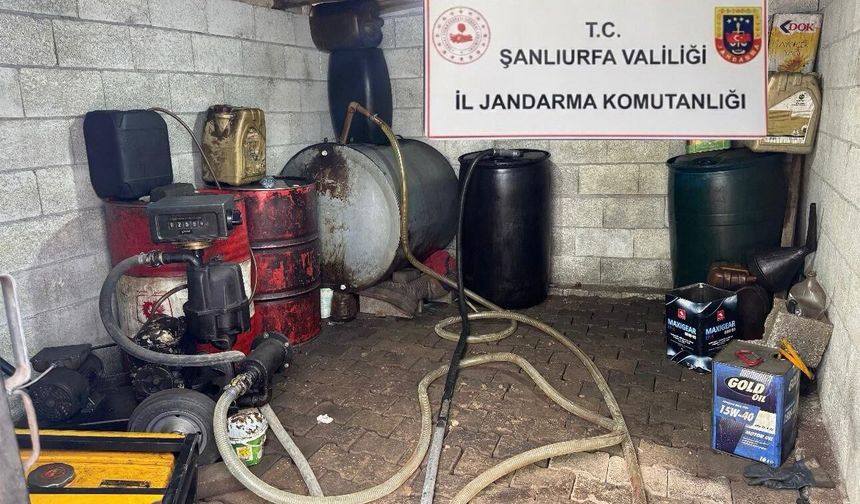 Şanlıurfa’da Kaçak Akaryakıt Operasyonu: 1250 Litre Ele Geçirildi