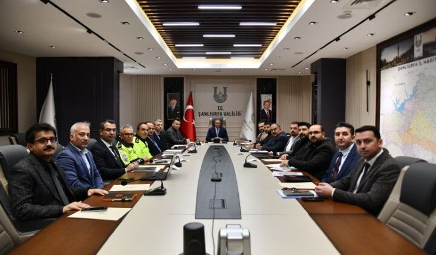 Şanlıurfa Şehir Hastanesi Çevresi İçin Koordinasyon Toplantısı Yapıldı