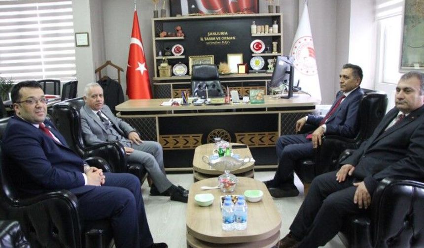 Meteoroloji yetkililerinden Tarım ve Orman İl Müdürlüğü’ne ziyaret