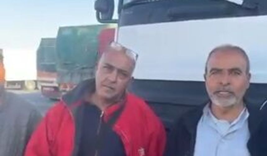 Tanal: Suudi Arabistan Sınırında 50 Tır Şoförü Mahsur Kaldı: Çoğu Şanlıurfalı