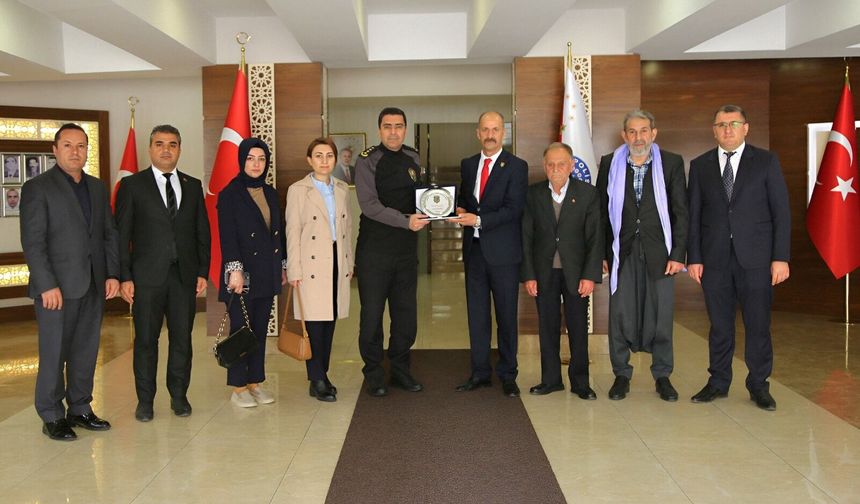 Şanlıurfa Gaziler Derneği’nden Emniyet Müdürü Aksoy’a Ziyaret