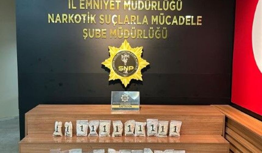 Şanlıurfa’da madde operasyonu: Kilogramlarca hap!