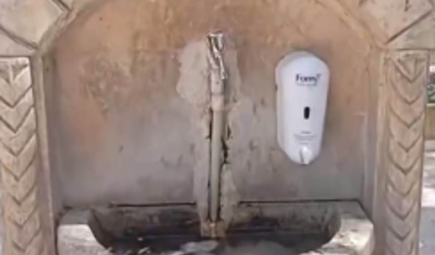 Balıklıgöl’de vatandaşların çeşme tepkisi