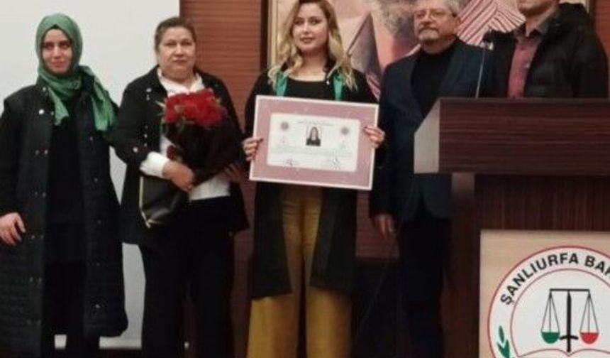 Şanlıurfa’da Ruhsat Töreni: Avukatlık Mesleğine Yeni İsimler Katıldı