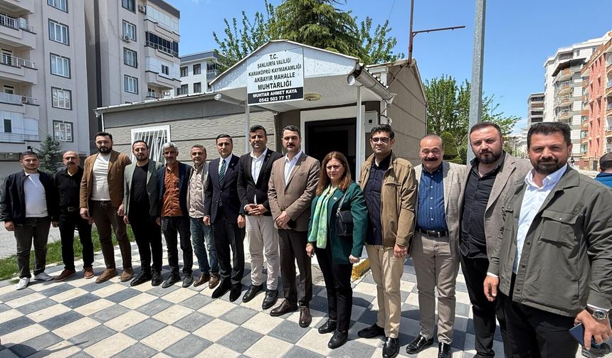 CHP Şanlıurfa Heyetinden Akbayır Mahallesine Ziyaret