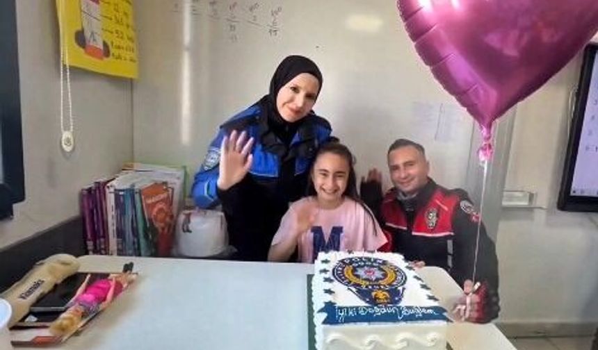 Şanlıurfa Emniyetinden Şehit Emaneti Buğlem’e Anlamlı Doğum Günü Sürprizi