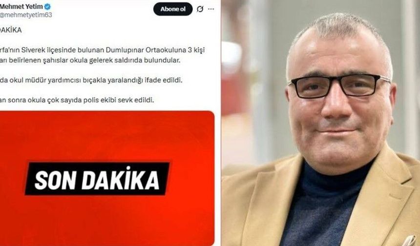 Şanlıurfa'da gazeteci Mehmet Yetim tutuklandı
