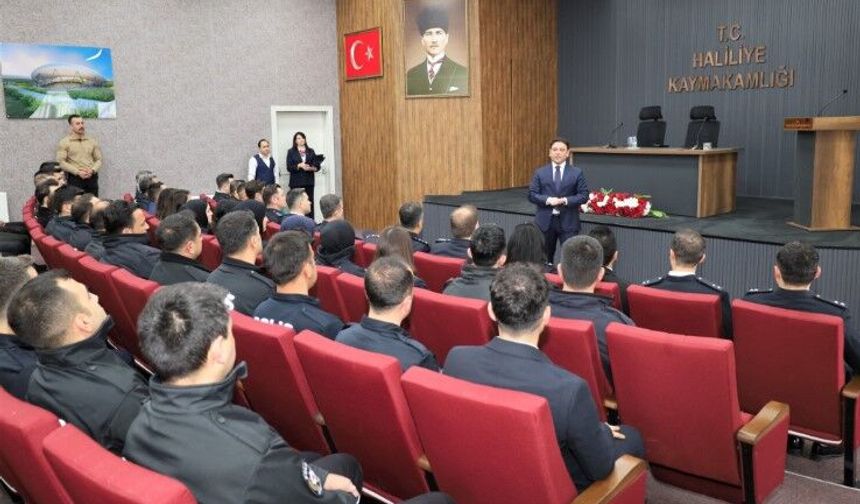 Haliliye’de Polis Haftası Coşkusu: 60 Personele Başarı Belgesi