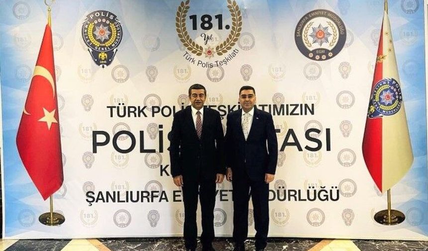 Şanlıurfa İl Emniyet Müdürü Aksoy, Eğitime Katkı Sunan Öğretmeni Kabul Etti