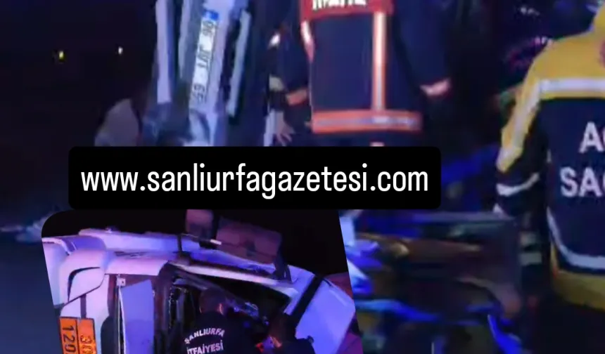 Şanlıurfa'da yakıt tankeri devrildi sürücü öldü
