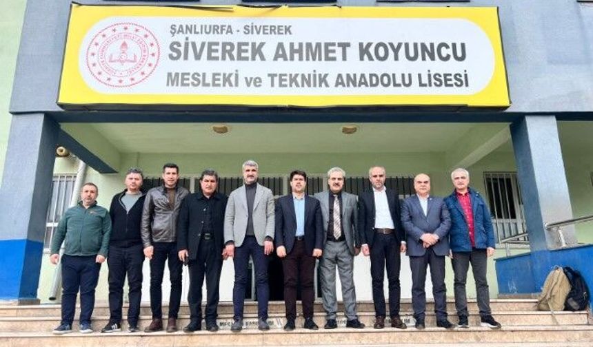 Memur-Sen’den Şanlıurfa’da Saldırıya Uğrayan Okula Destek Ziyareti!