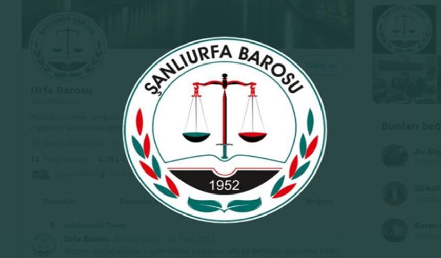 Şanlıurfa Barosu’ndan Siverek’teki Okul Saldırısı İçin Müfettiş Talebi