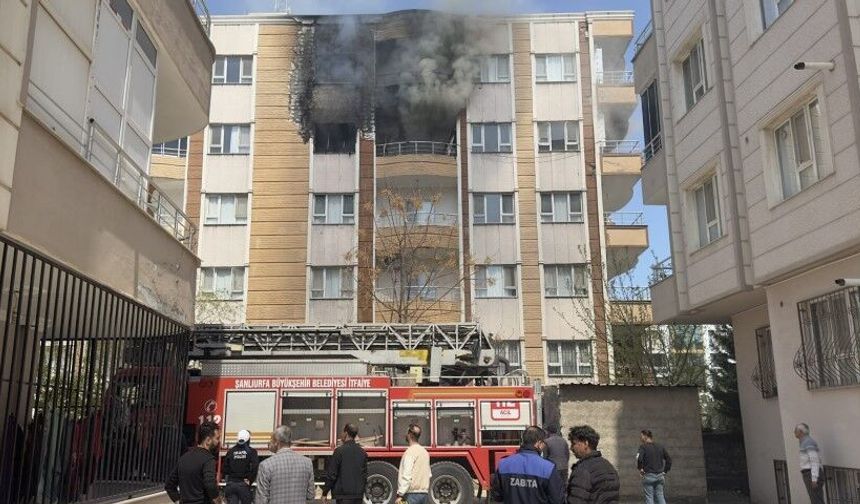 Şanlıurfa’da Apartman Yangını Paniğe Neden Oldu!
