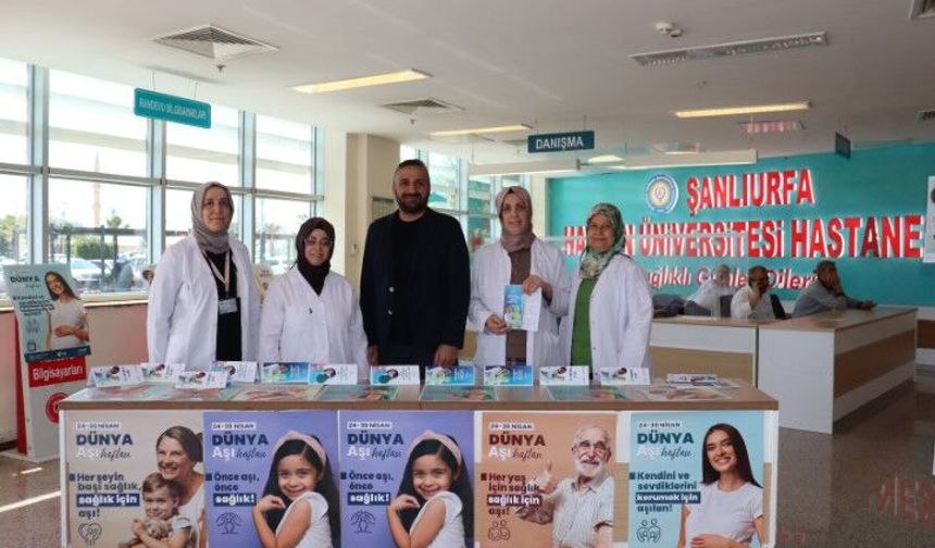 Şanlıurfa’da Dünya Aşı Haftası’nda Farkındalık Etkinliği Düzenlendi