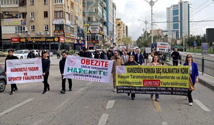 Şanlıurfa’da Dünya Sağlık Günü İçin Farkındalık Yürüyüşü!
