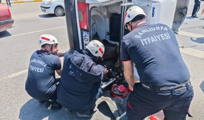 Şanlıurfa'da trafik kazası 1 yaralı