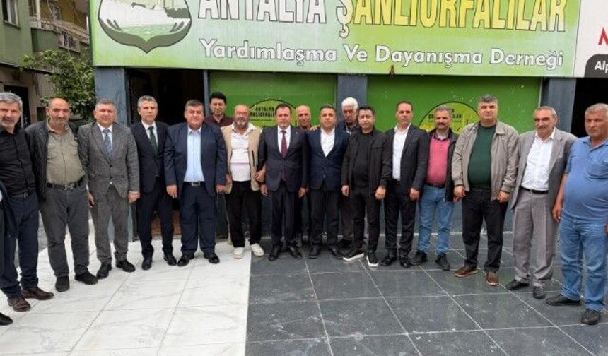 ŞUTSO Başkanı Doğanyetim’den Antalya Şanlıurfalılar Derneği’ne Ziyaret