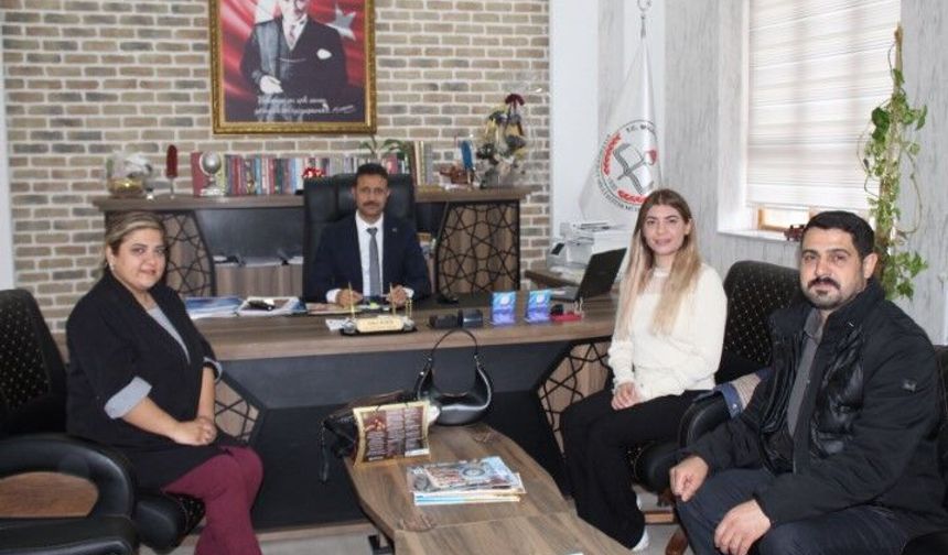 TEGV Yetkilileri, Eyyübiye İlçe Milli Eğitim Müdürü Ahmet Demir’i Ziyaret Etti