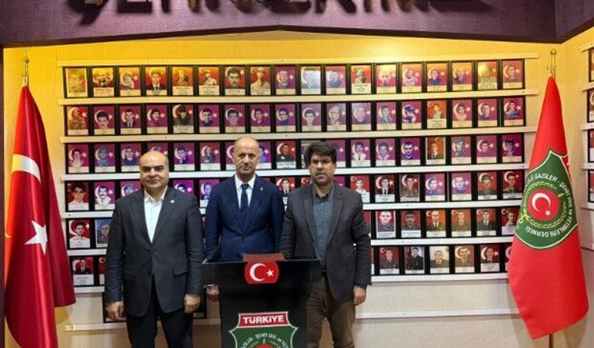 Eğitim-Bir-Sen Şanlıurfa Şube Başkanı Coşkun’dan Gazi Derneklerine Ziyaret