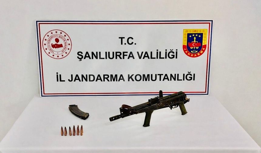Şanlıurfa’da ruhsatsız silah operasyonu: 1 gözaltı
