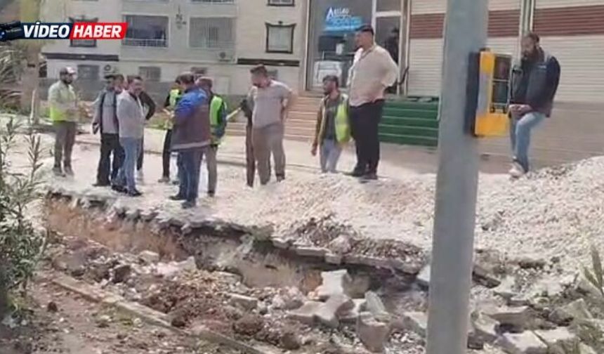 Viranşehir’de kazı sırasında doğal gaz borusu zarar gördü