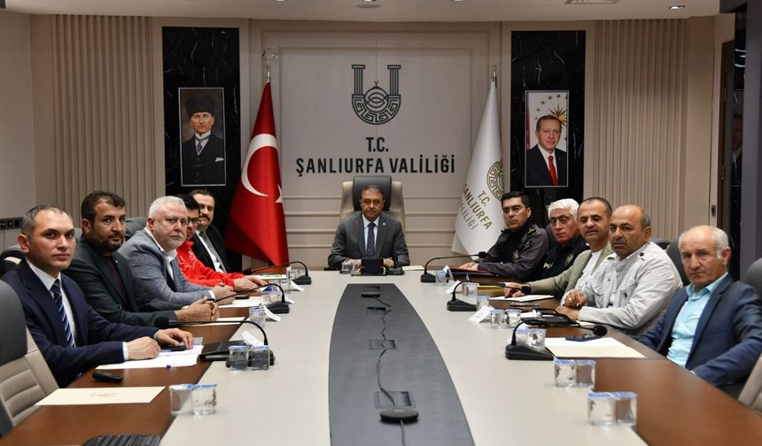 Şanlıurfa’da Şanlıurfaspor–Muğlaspor Maçı Öncesi Güvenlik Toplantısı Yapıldı