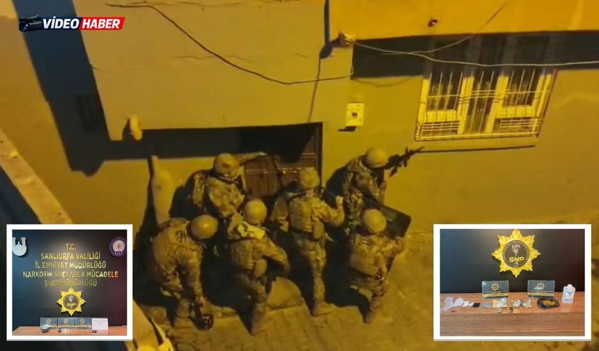 Şanlıurfa’da 'TORBACI' operasyonu 32 kişi gözaltına alındı